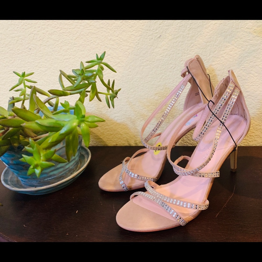 NEW CHINESE LAUNDRY Heels Straps Pink Size 9 - Picture 2 of 5